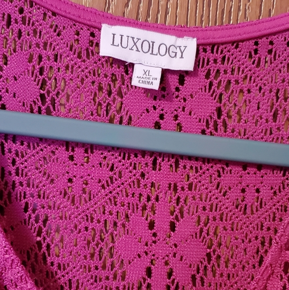 Women's Pink Summer Dress Luxology XL - Picture 3 of 6